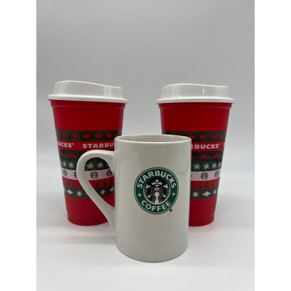 Starbucks Coffee Cup Bundle of 3 - Picture 1 of 3